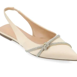 Rebbel Satin Slingback Heels