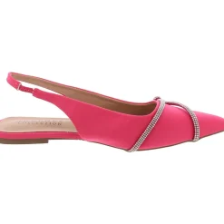 Rebbel Satin Slingback Heels