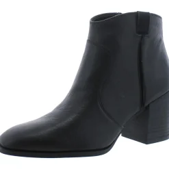 Regan Leather Heels Ankle Boots