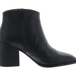 Regan Leather Heels Ankle Boots