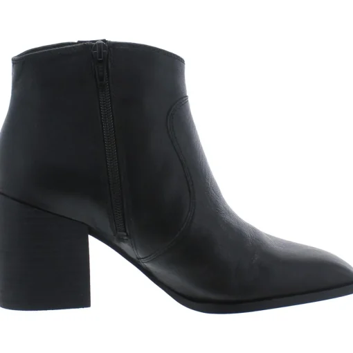 Regan Leather Heels Ankle Boots