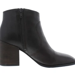Regan Leather Heels Ankle Boots