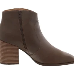 Regan Leather Heels Ankle Boots