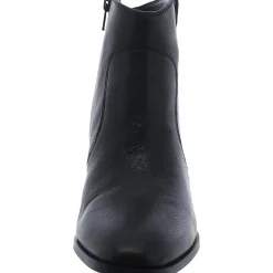 Regan Leather Heels Ankle Boots