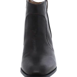 Regan Leather Heels Ankle Boots