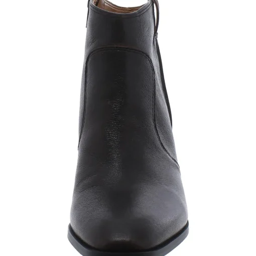 Regan Leather Heels Ankle Boots