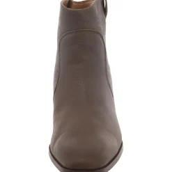 Regan Leather Heels Ankle Boots