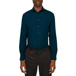 Regular Fit Long Sleeve Button-Down Shirt