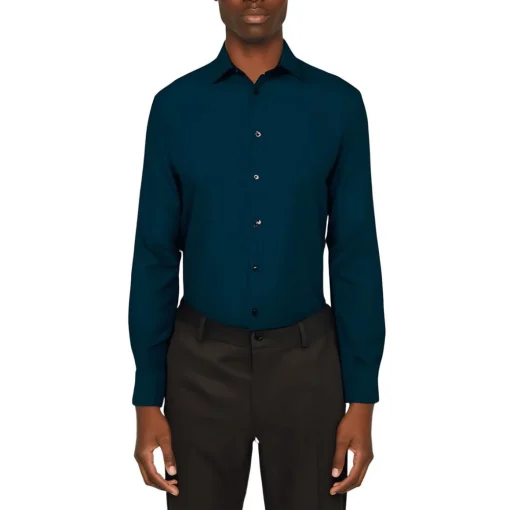 Regular Fit Long Sleeve Button-Down Shirt