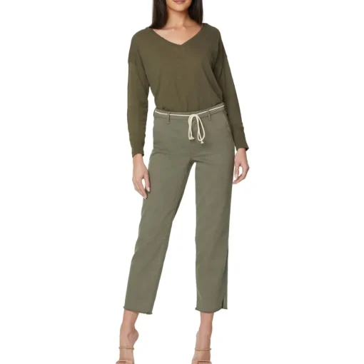 Relaxed Fit Flat Front Trouser Pants