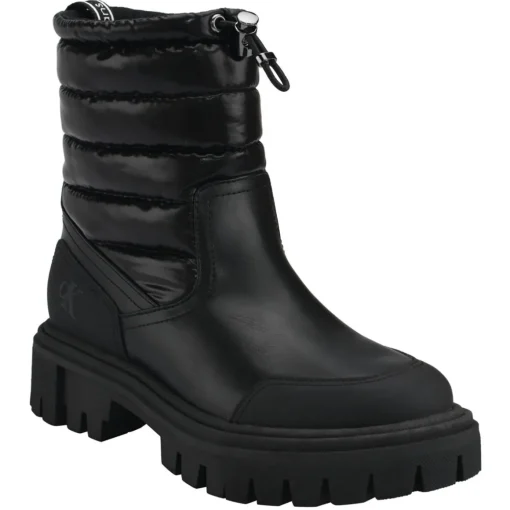 Relika Faux Leather Lugged Sole Winter & Snow Boots