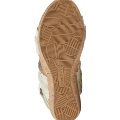 Rene Faux Leather Cork Platform Sandals