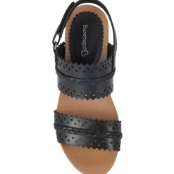 Rene Faux Leather Cork Platform Sandals