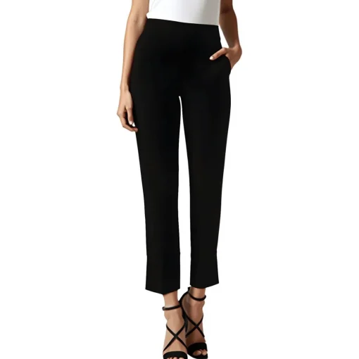 Rhinestone Knit Flared Pants