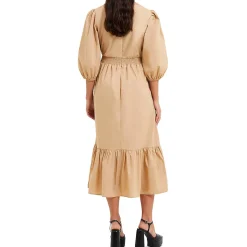Rhodes Daytime Keyhole Midi Dress