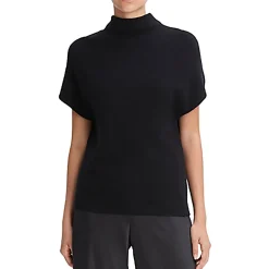 Ribbed Mock Neck Pullover Sweater