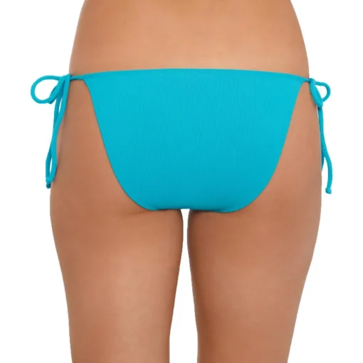 Ribbed Side-Tie Swim Bottom Separates
