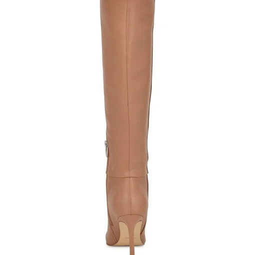 Richy Leather Dressy Knee-High Boots