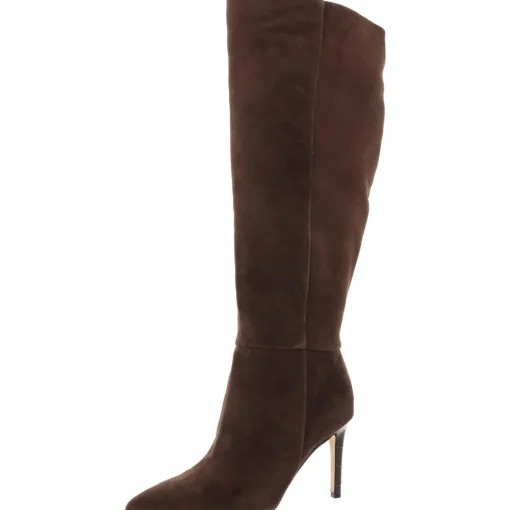 Richy Wide Calf Leather Knee-High Boots