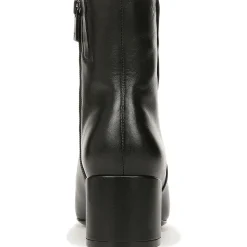 River Block Heel Almond Toe Ankle Boots