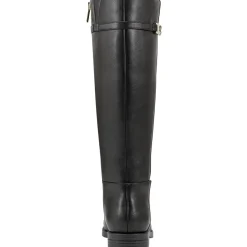 Romi Faux Leather Round Toe Knee-High Boots