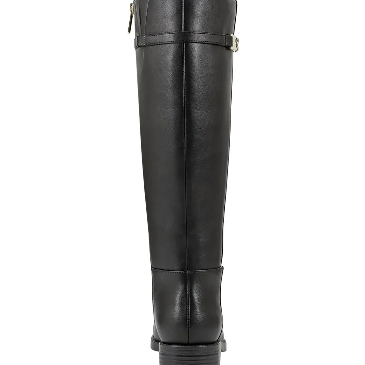 Romi Faux Leather Round Toe Knee-High Boots