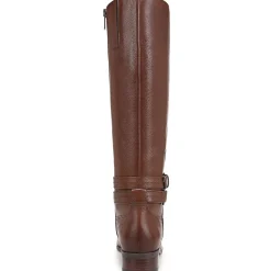 Rory Leather Buckle Knee-High Boots
