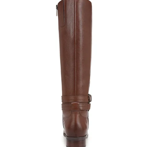Rory Leather Buckle Knee-High Boots
