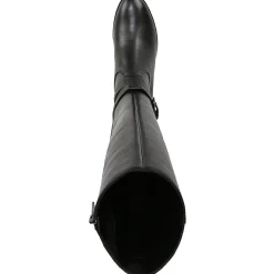 Rory Leather Buckle Knee-High Boots