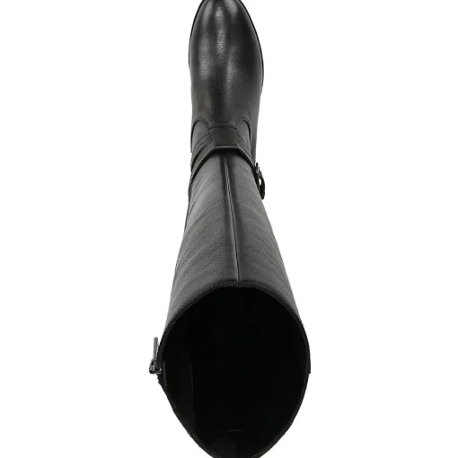 Rory Leather Buckle Knee-High Boots