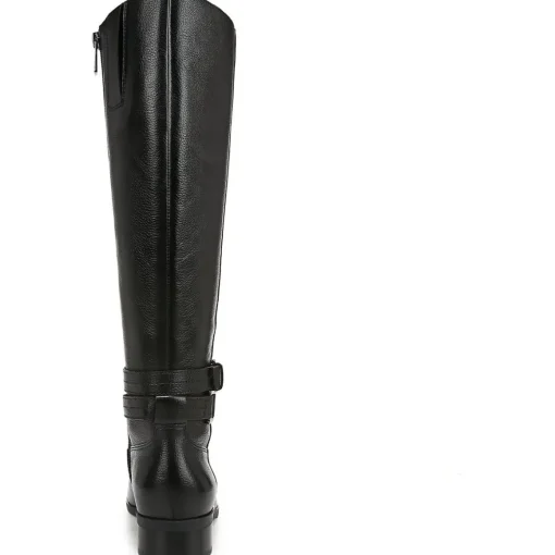 Rory Leather Buckle Knee-High Boots