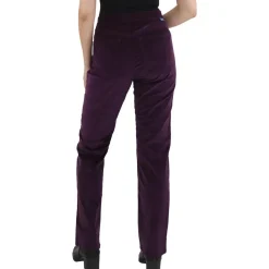 Ruby Corduroy Mid-Rise Straight Leg Pants