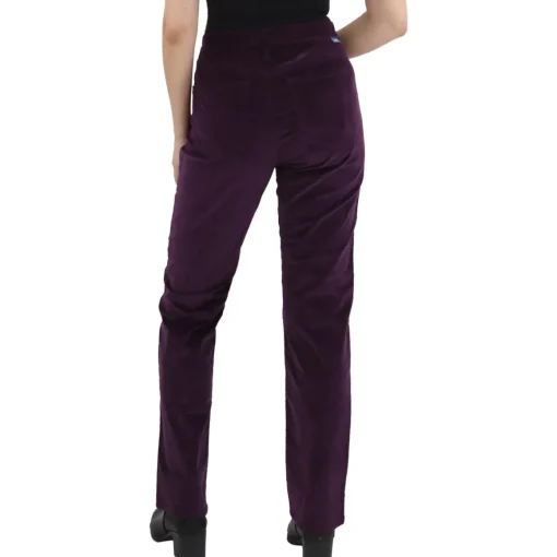 Ruby Corduroy Mid-Rise Straight Leg Pants