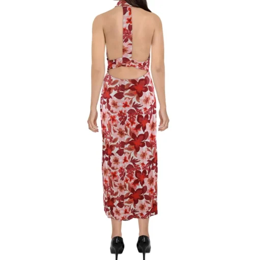 Ruched Halter Dress