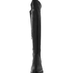 Sable Leather Tall Knee-High Boots