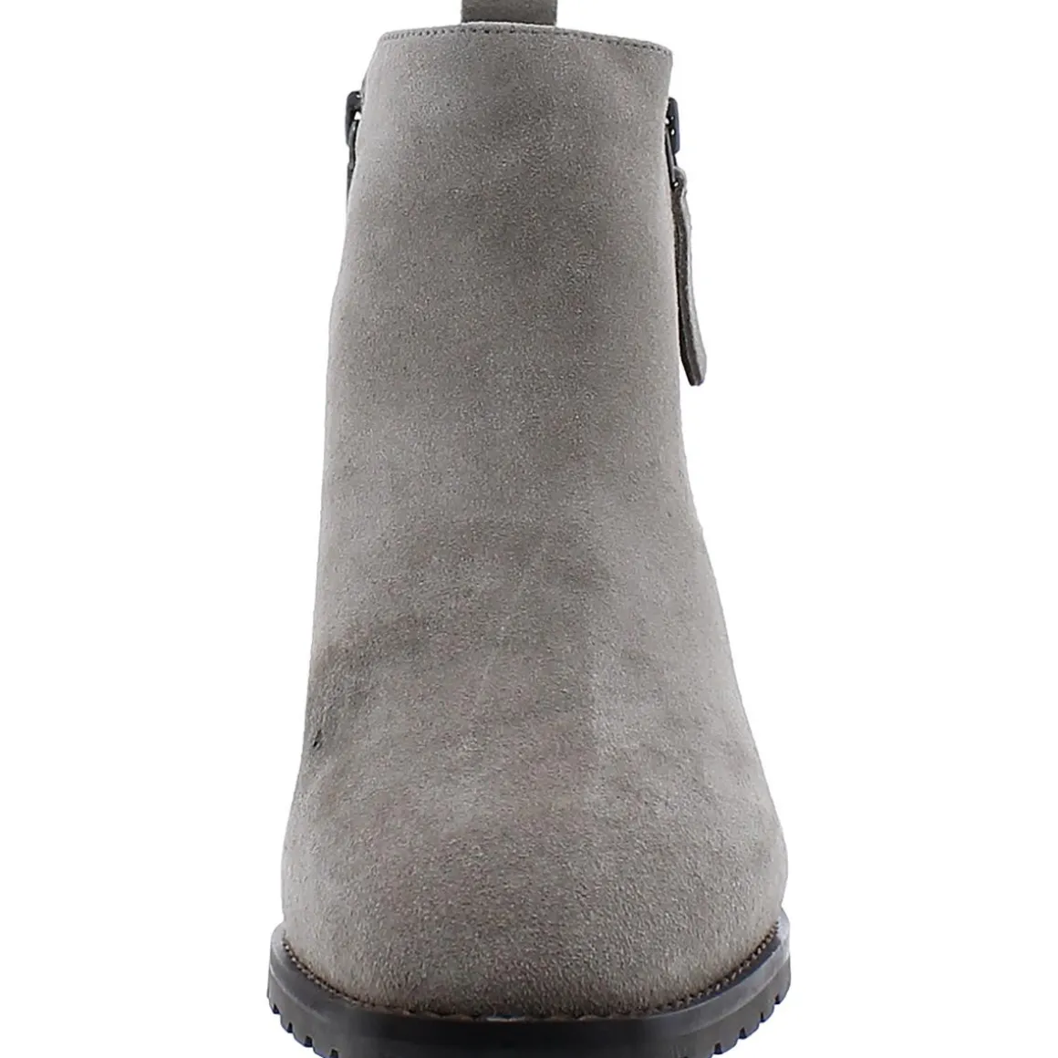 Samara Suede Square Toe Ankle Boots