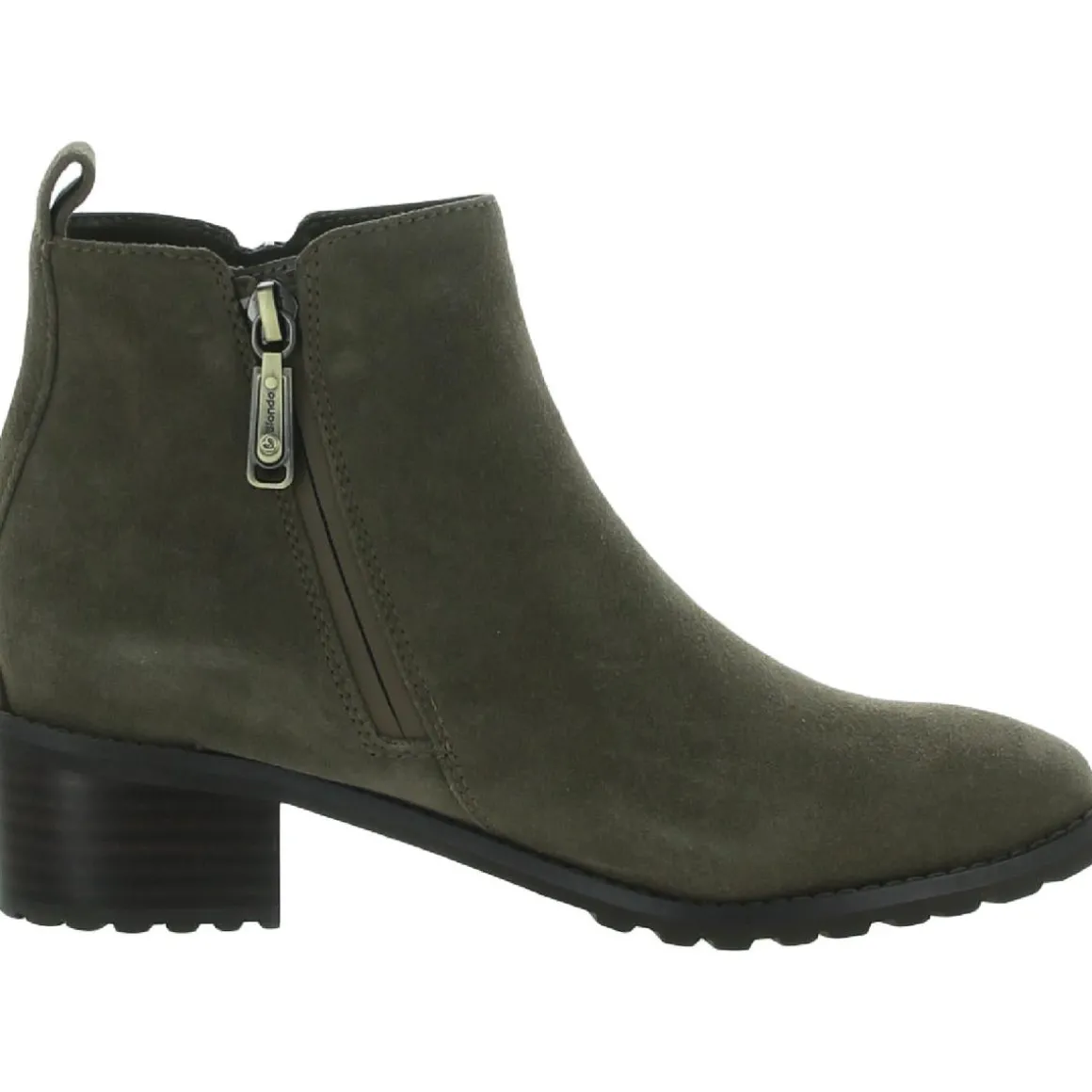 Samara Suede Square Toe Ankle Boots