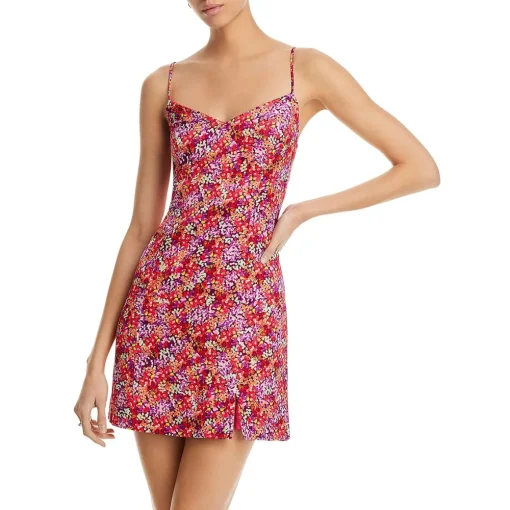 Satin Mini Slip Dress
