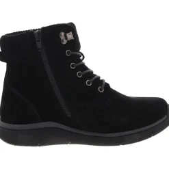Scarlet Ankle Leather Combat & Lace-up Boots