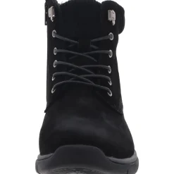 Scarlet Ankle Leather Combat & Lace-up Boots