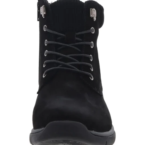 Scarlet Ankle Leather Combat & Lace-up Boots