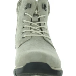 Scarlet Ankle Leather Combat & Lace-up Boots