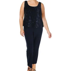 Sequined Lace Tank Top