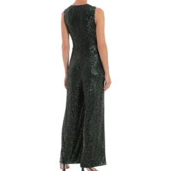 Sequined Wrap Jumpsuit