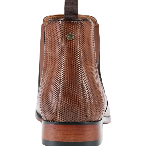 Sesame Faux Leather Slip-On Chelsea Boots