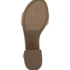 SGRNOELLE4 Faux Suede Rhinestone Block Heel