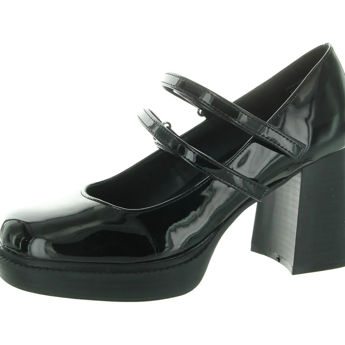 Shasta Adjustable Patent Mary Jane Heels