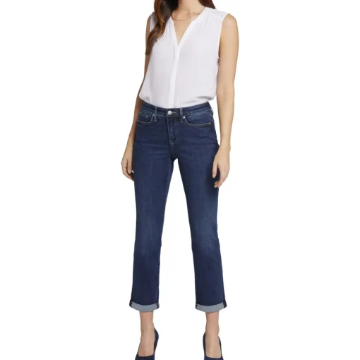 Sheri Cuffed Stretch Ankle Jeans