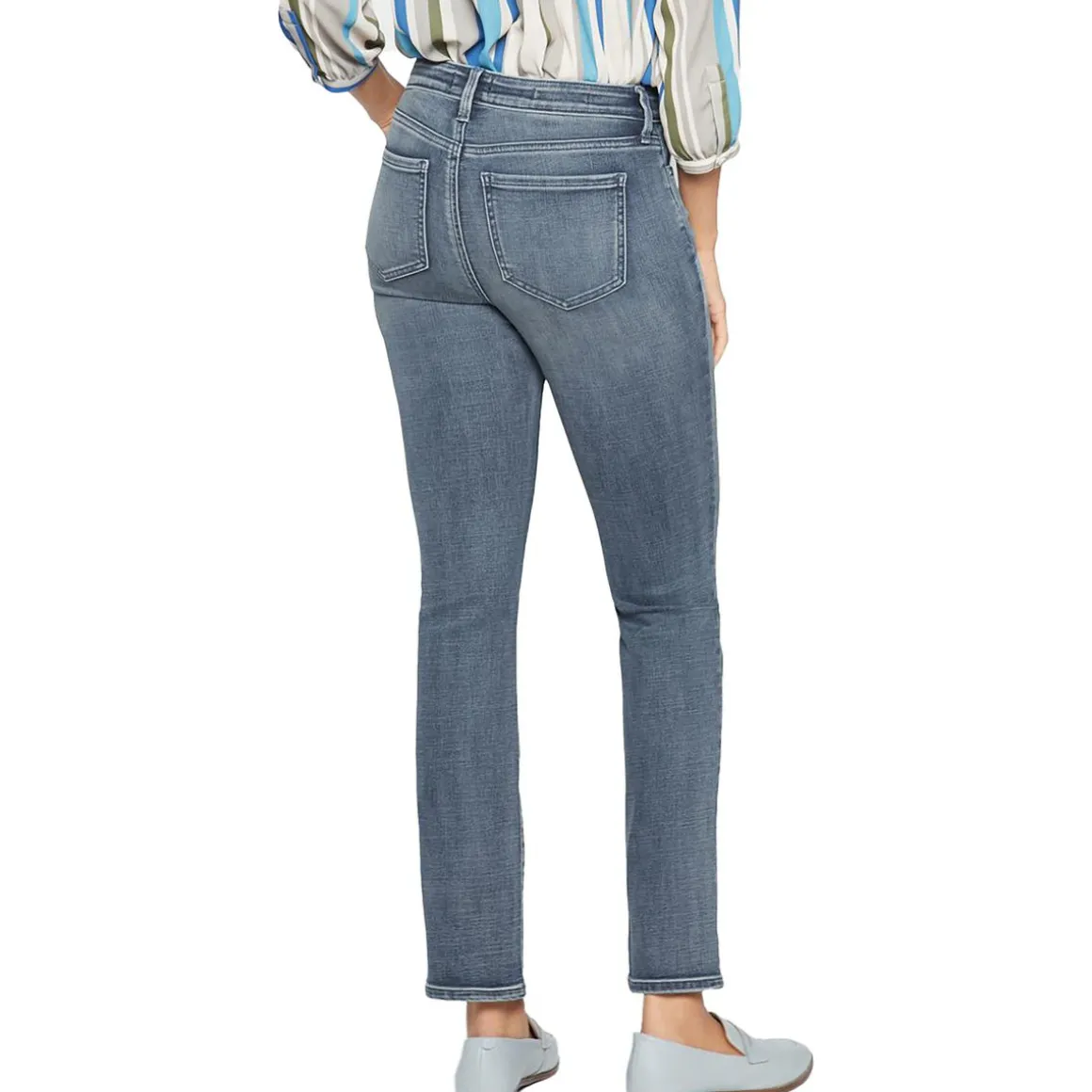 Sheri Mid-Rise Medium Wash Slim Jeans