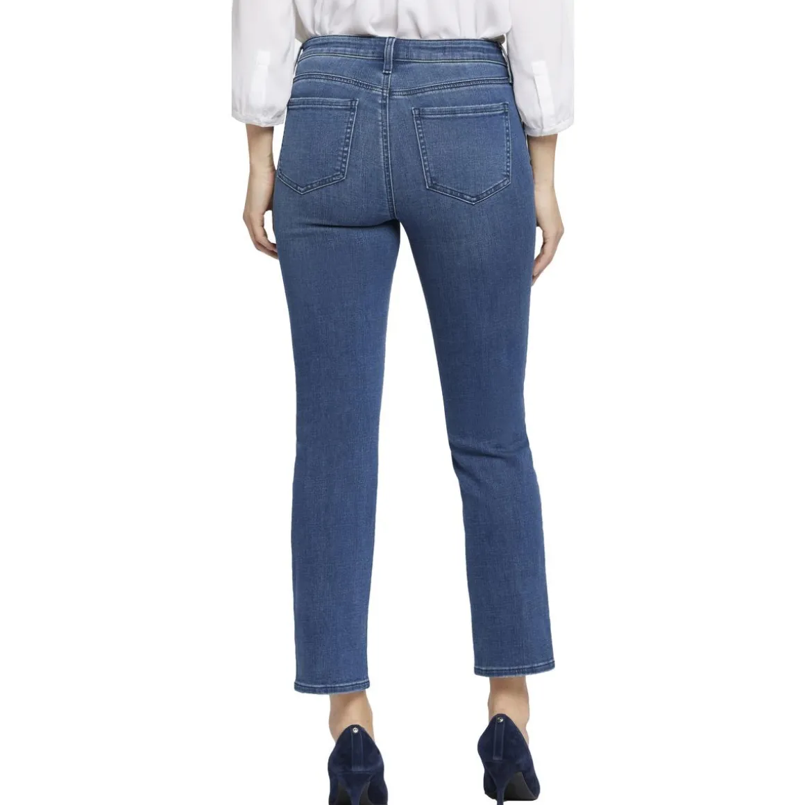 Sheri Slit Denim Ankle Jeans